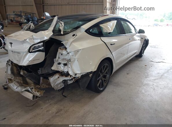 5YJ3E1EB0MF975894 2021 TESLA MODEL 3 Белый Задняя правая четверть