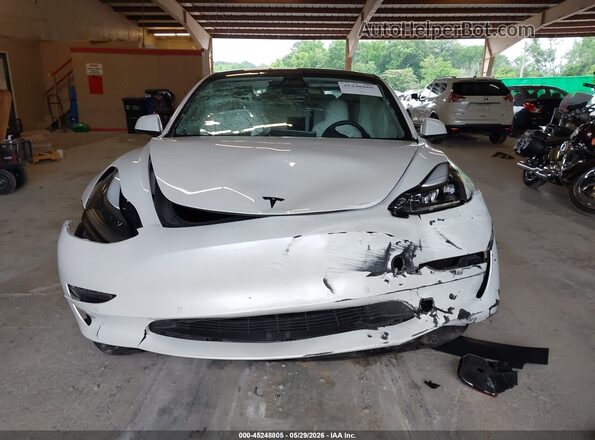 5YJ3E1EB0MF975894 2021 TESLA MODEL 3 Белый Вид панели приборов