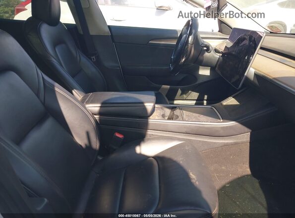 5YJ3E1EB0NF105127 2022 TESLA MODEL 3 Белый Вид салона спереди