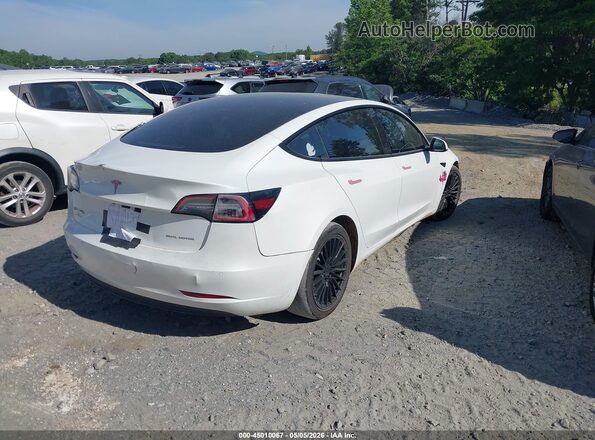 5YJ3E1EB0NF105127 2022 TESLA MODEL 3 Белый Задняя правая четверть
