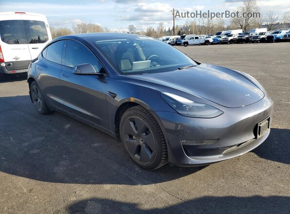 5YJ3E1EB0NF175520 2022 TESLA MODEL Charcoal წინა მარჯვენა