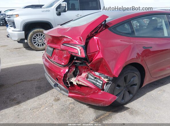 5YJ3E1EB0TF130414 2026 TESLA MODEL 3 Maroon Դիմացի տեսք