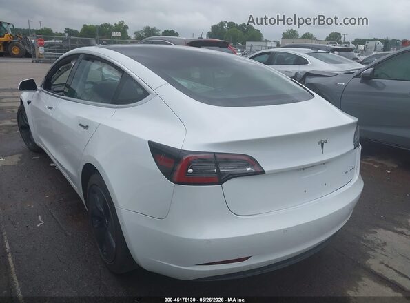 5YJ3E1EB1JF067076 2018 TESLA MODEL 3 White Rear left