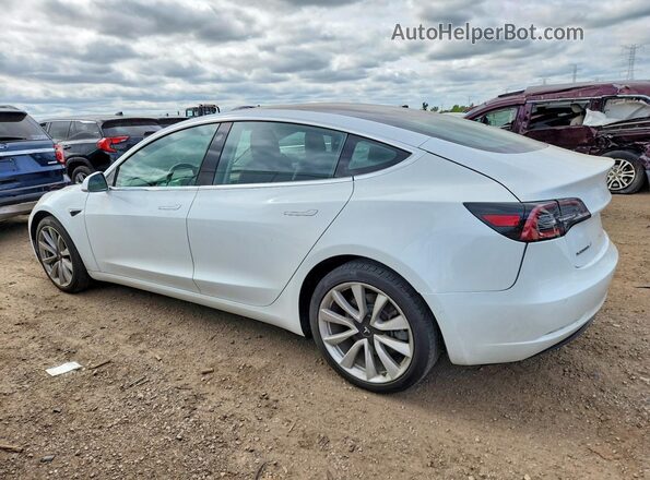5YJ3E1EB1JF067658 2018 TESLA MODEL White Rear left
