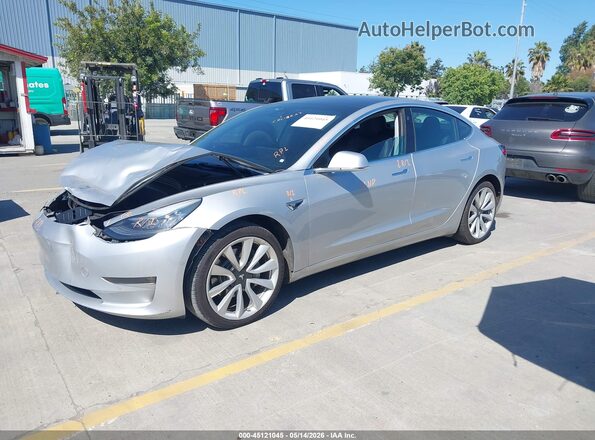 5YJ3E1EB1JF091085 2018 TESLA MODEL 3 Серый Передняя левая четверть