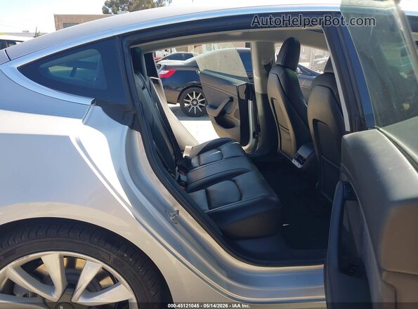 5YJ3E1EB1JF091085 2018 TESLA MODEL 3 Серый Вид наклейки с VIN-кодом