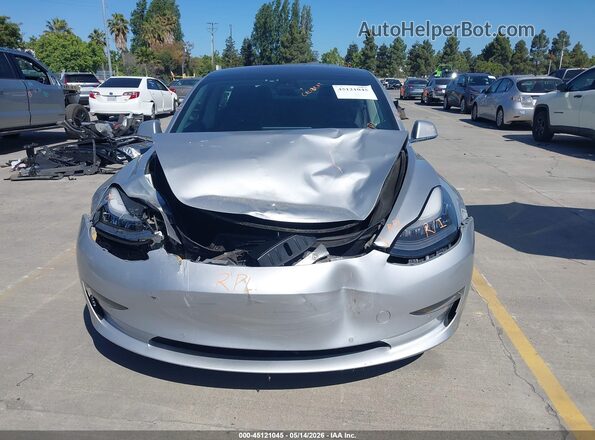 5YJ3E1EB1JF091085 2018 TESLA MODEL 3 Серый Вид задней части салона