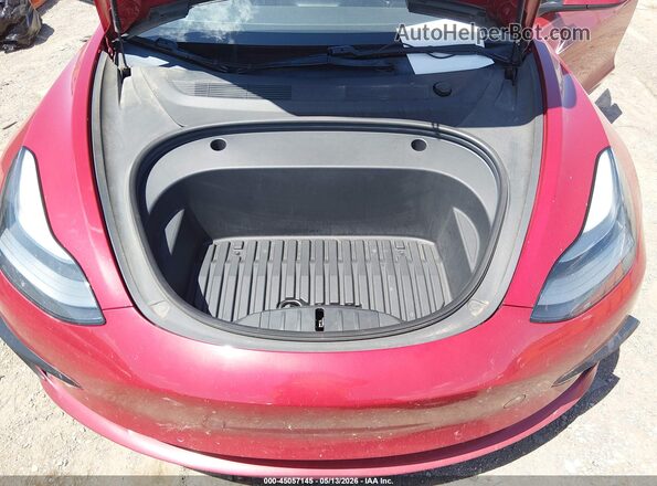 5YJ3E1EB1MF990050 2021 TESLA MODEL 3 Red Հետևի տեսք