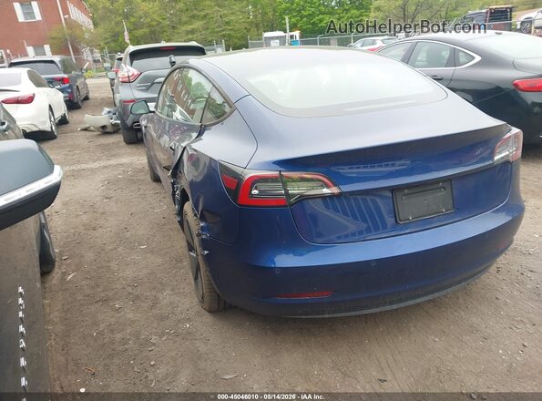 5YJ3E1EB1NF106772 2022 TESLA MODEL 3 Синий Задняя левая четверть