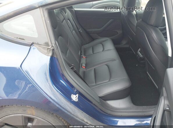 5YJ3E1EB1NF106772 2022 TESLA MODEL 3 Синий Вид наклейки с VIN-кодом