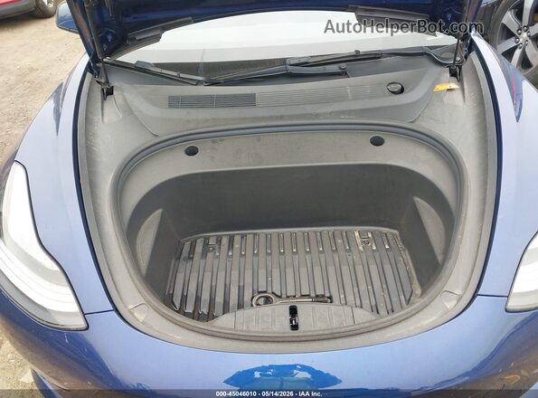 5YJ3E1EB1NF106772 2022 TESLA MODEL 3 Синий Вид сзади