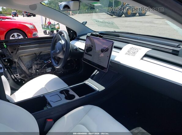 5YJ3E1EB1NF154188 2022 TESLA MODEL 3 Black Вид салону спереду