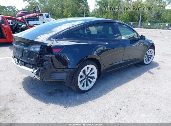 5YJ3E1EB1NF154188 2022 TESLA MODEL 3 Black Задня права чверть