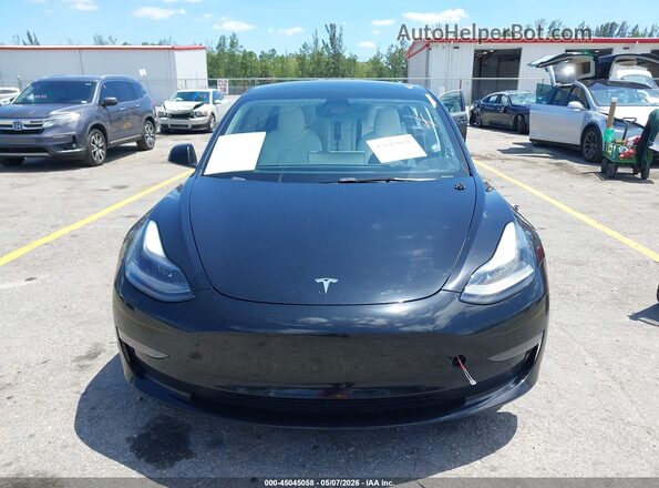 5YJ3E1EB1NF154188 2022 TESLA MODEL 3 Black Вид щитка приладів