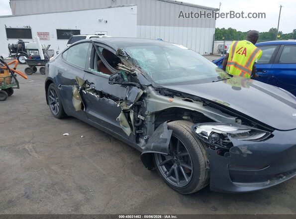 5YJ3E1EB1NF264464 2022 TESLA MODEL 3 Серый 