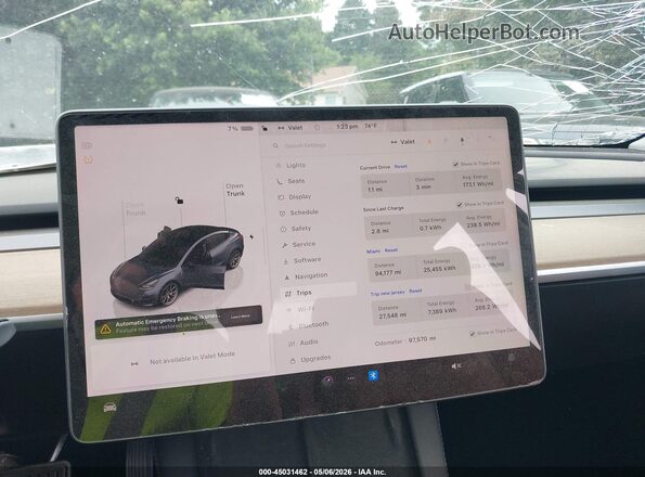 5YJ3E1EB1NF264464 2022 TESLA MODEL 3 Серый 