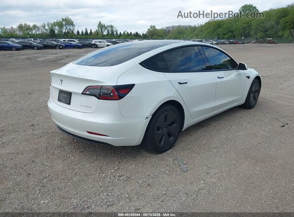 5YJ3E1EB1PF595774 2023 TESLA MODEL 3 White Trasero derecho