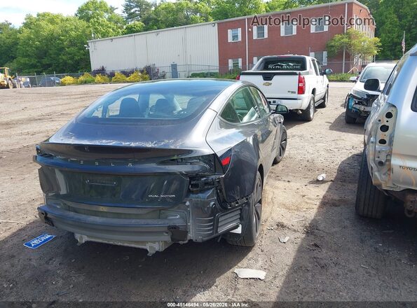 5YJ3E1EB1SF022172 2025 TESLA MODEL 3 Gray Հետևի աջ