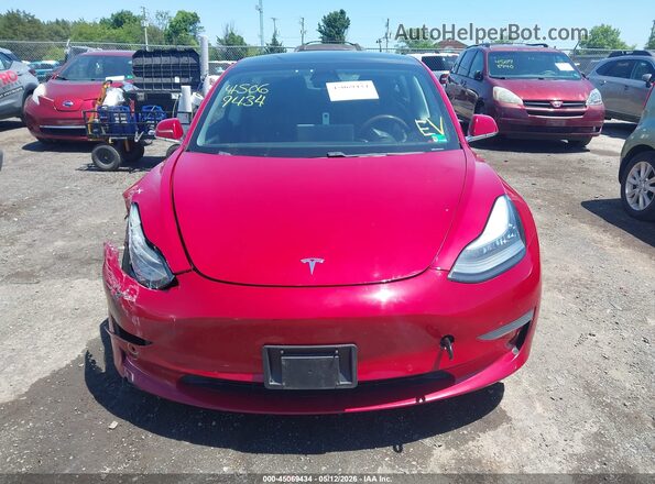 5YJ3E1EB2KF453832 2019 TESLA MODEL 3 Red Vista del cuadro de instrumentos