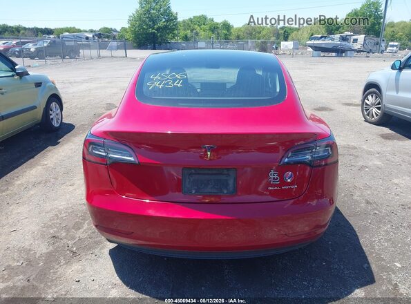 5YJ3E1EB2KF453832 2019 TESLA MODEL 3 Red 