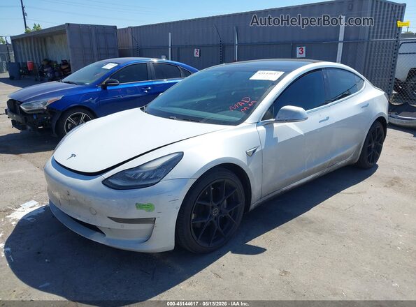 5YJ3E1EB2KF512538 2019 TESLA MODEL 3 White Vista tres cuartos delantera izquierda