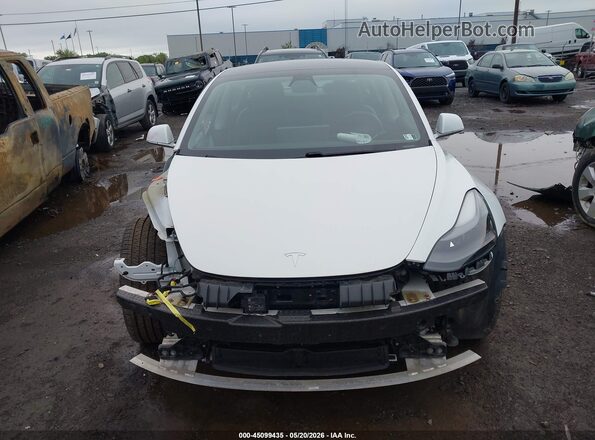 5YJ3E1EB2LF618876 2020 TESLA MODEL 3 White უკანა სალონის ხედი