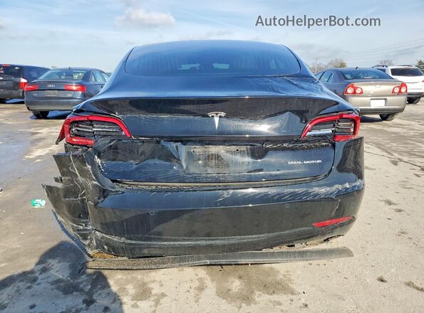 5YJ3E1EB2LF786839 2020 TESLA MODEL Black Vista trasera