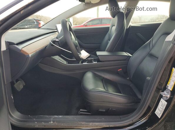 5YJ3E1EB2LF786839 2020 TESLA MODEL Black Vista interior delantera