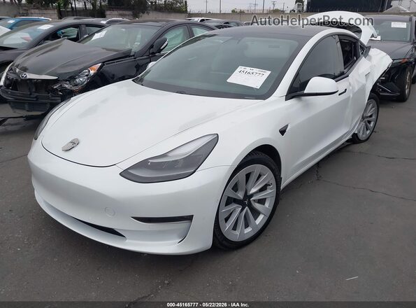 5YJ3E1EB2MF070833 2021 TESLA MODEL 3 White 
