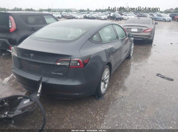 5YJ3E1EB2MF862514 2021 TESLA MODEL 3 Gray Tył prawy