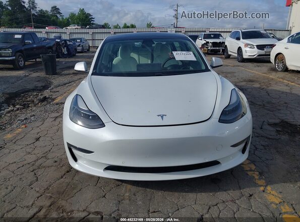 5YJ3E1EB2MF903417 2021 TESLA MODEL 3 White წინა პანელის ხედი