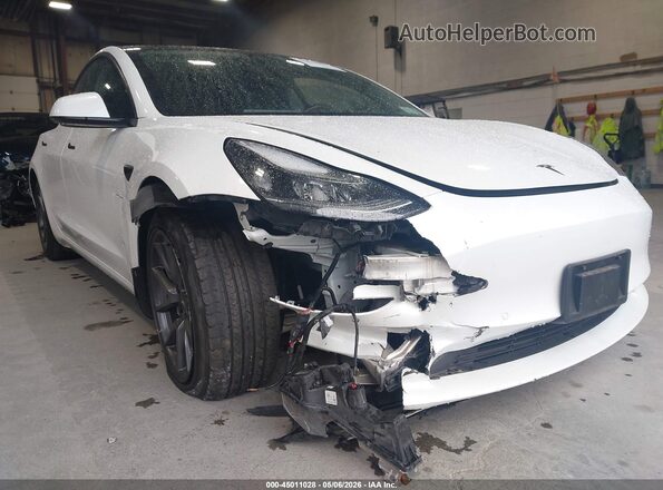 5YJ3E1EB2NF106571 2022 TESLA MODEL 3 White Front view