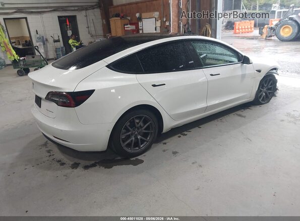 5YJ3E1EB2NF106571 2022 TESLA MODEL 3 White Rear right