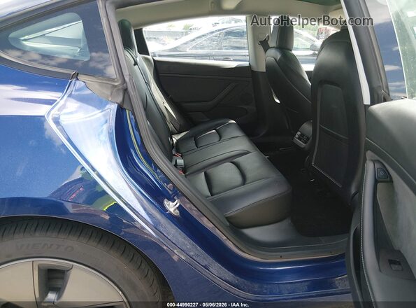 5YJ3E1EB2NF208047 2022 TESLA MODEL 3 Blue VIN կոդի պիտակի տեսք
