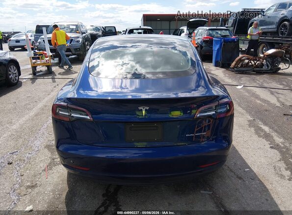 5YJ3E1EB2NF208047 2022 TESLA MODEL 3 Blue 