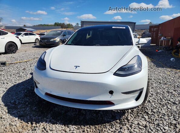 5YJ3E1EB2NF244580 2022 TESLA MODEL White Вид спереду