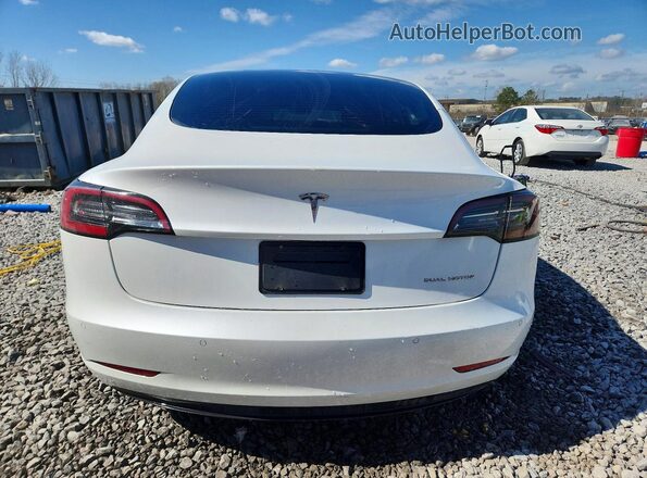 5YJ3E1EB2NF244580 2022 TESLA MODEL White Вид ззаду