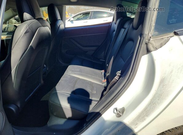 5YJ3E1EB2NF244580 2022 TESLA MODEL White Вид задніх сидінь