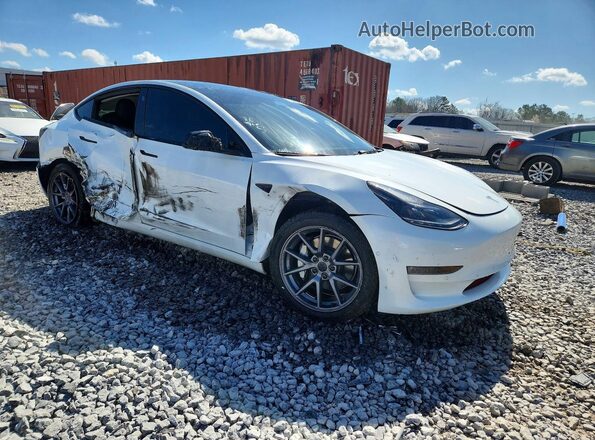5YJ3E1EB2NF244580 2022 TESLA MODEL White Передня права чверть