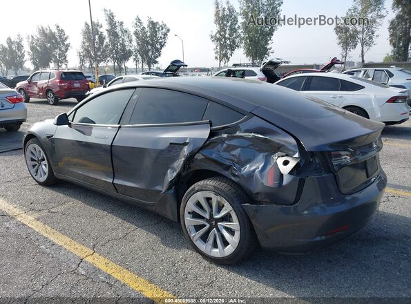 5YJ3E1EB2NF278762 2022 TESLA MODEL 3 Gray Trasero izquierdo