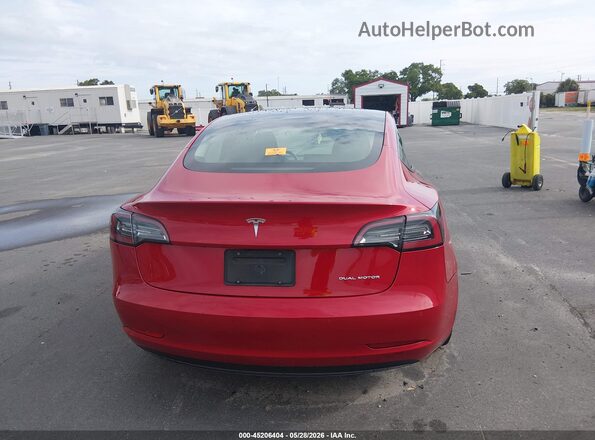 5YJ3E1EB2NF288319 2022 TESLA MODEL 3 Красный 