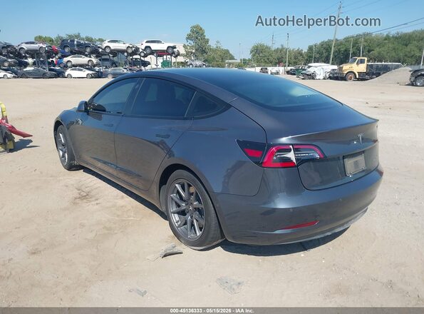 5YJ3E1EB2NF332951 2022 TESLA MODEL 3 Gray 