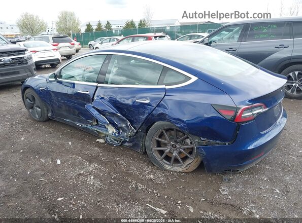 5YJ3E1EB3JF105083 2018 TESLA MODEL 3 Blue Задня ліва чверть