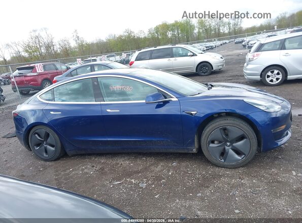 5YJ3E1EB3JF105083 2018 TESLA MODEL 3 Синий Вид задней части салона