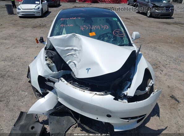5YJ3E1EB3KF494714 2019 TESLA MODEL 3 White Դիմացի տեսք