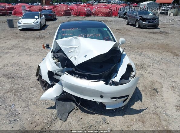 5YJ3E1EB3KF494714 2019 TESLA MODEL 3 White Հետևի տեսք