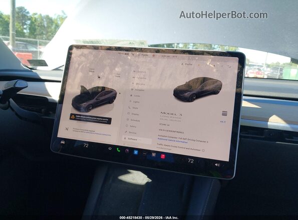 5YJ3E1EB3NF168903 2022 TESLA MODEL 3 Gray 
