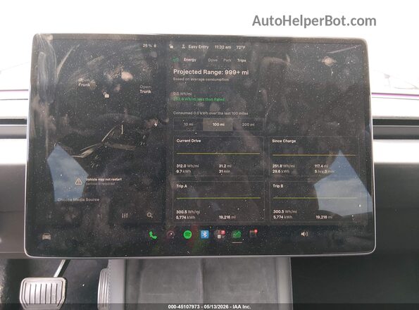 5YJ3E1EB3SF884339 2025 TESLA MODEL 3 Black Widok tylnych siedzeń