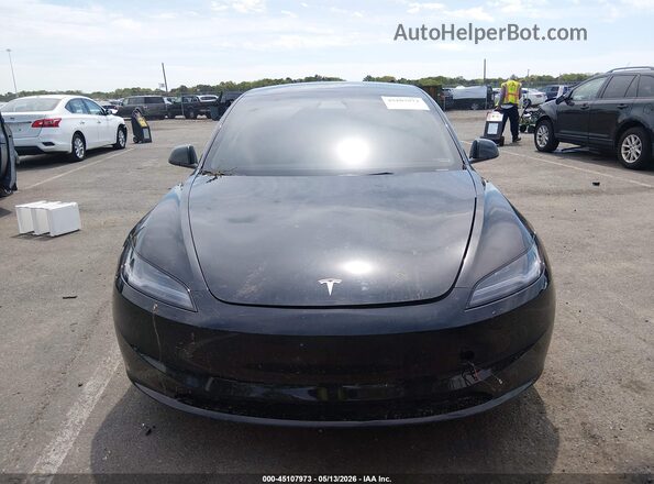 5YJ3E1EB3SF884339 2025 TESLA MODEL 3 Black Widok deski rozdzielczej