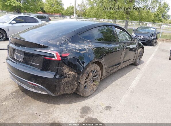 5YJ3E1EB3SF884339 2025 TESLA MODEL 3 Black Tył prawy